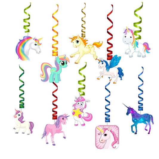 Unicorn Theme Swirls