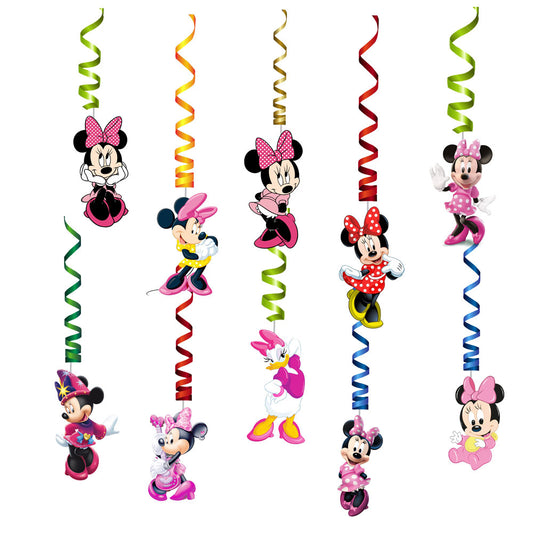 Minnie Mouse Theme Character Swirls