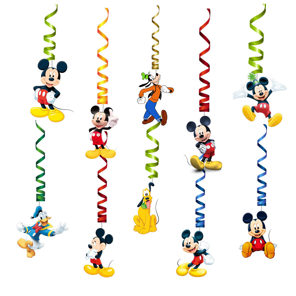 Mickey Mouse Theme Swirls