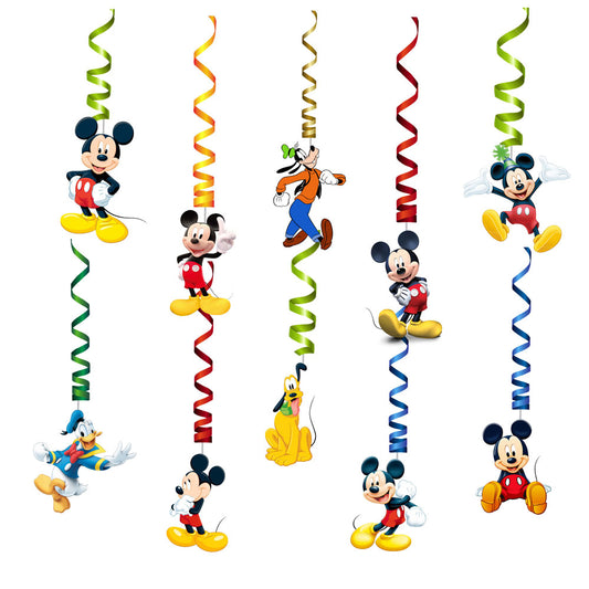 Mickey Mouse Theme Swirls