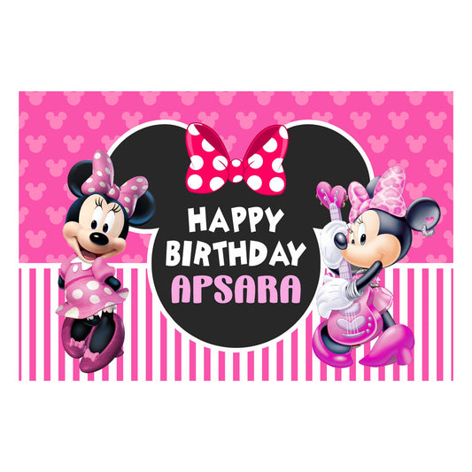 Minnie Mouse Theme Backdrop