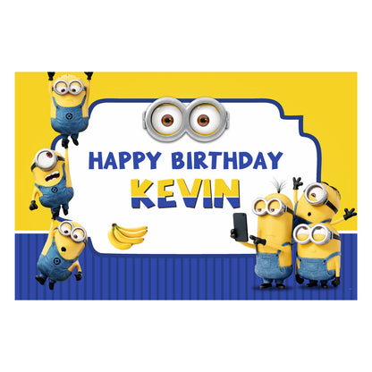 Minions Theme Backdrop