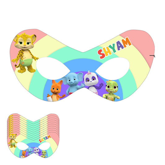 Word Party Theme Eye Mask