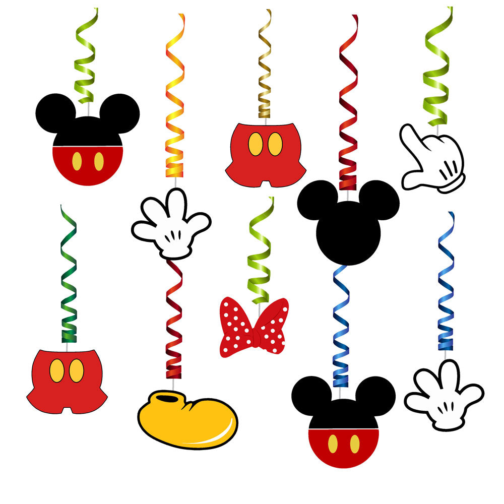 Mickey Mouse Theme Classic Swirls