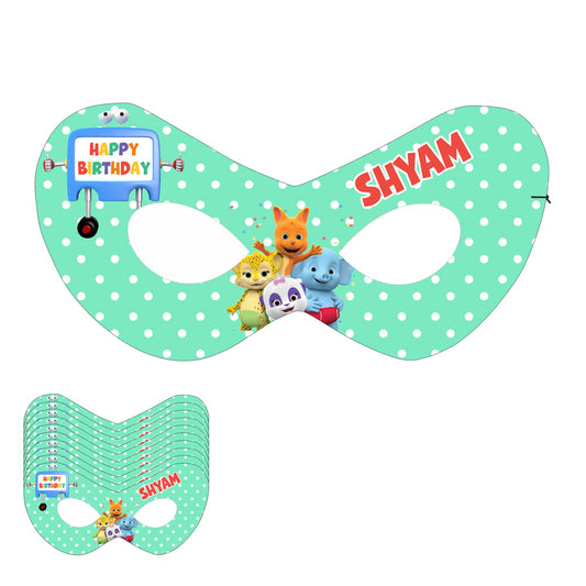 Word Party Theme Personalized Eye Mask