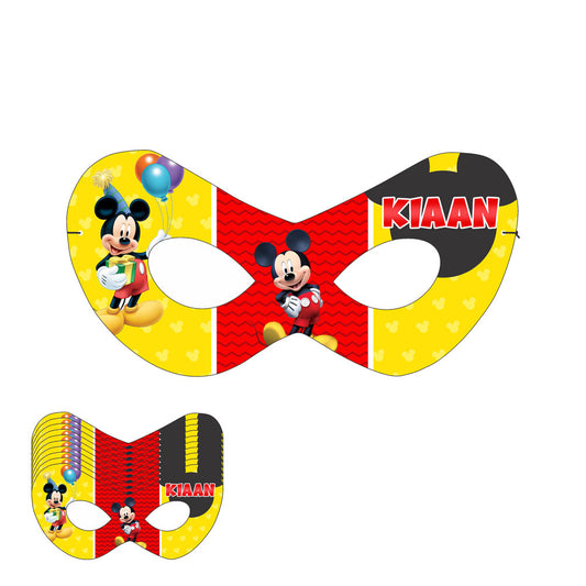 Mickey Mouse Theme Personalized Eye Mask