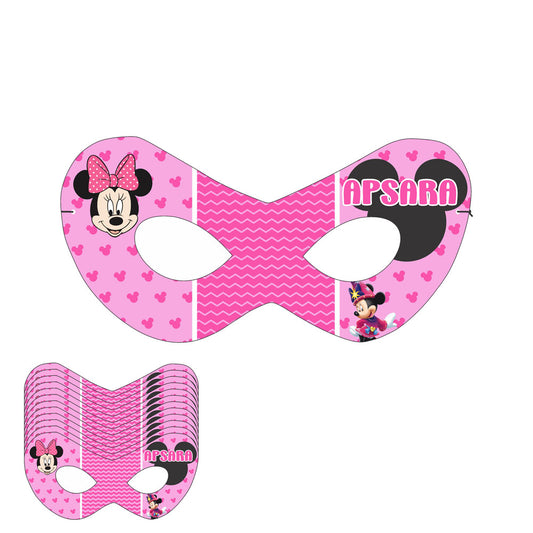 Minnie Mouse Theme Personalized Eye Mask