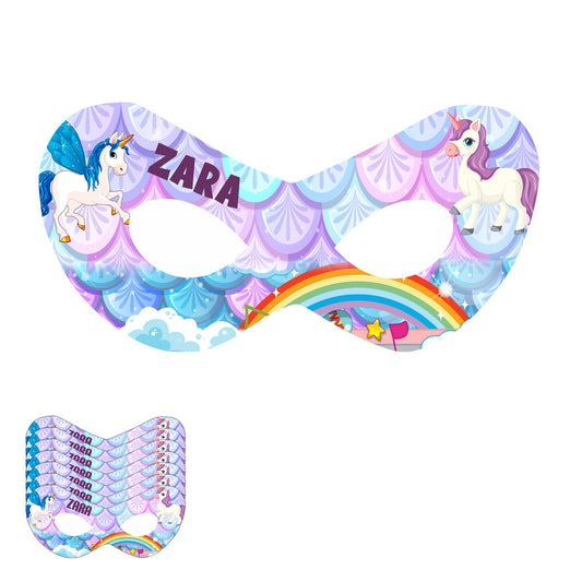 Unicorn Theme Personalized Eye Mask