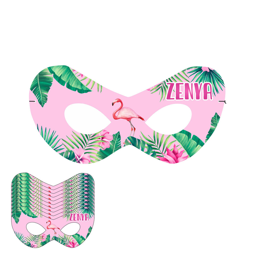 Flamingo Theme Personalized Eye Mask