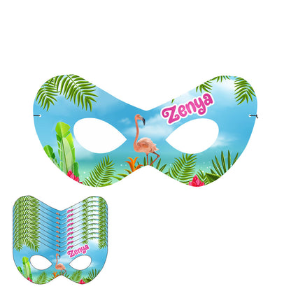 Flamingo Theme Customized Eye Mask