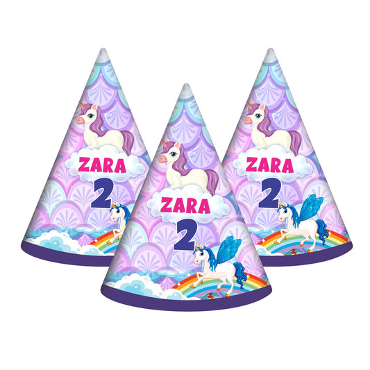Unicorn Theme Personalized Hat
