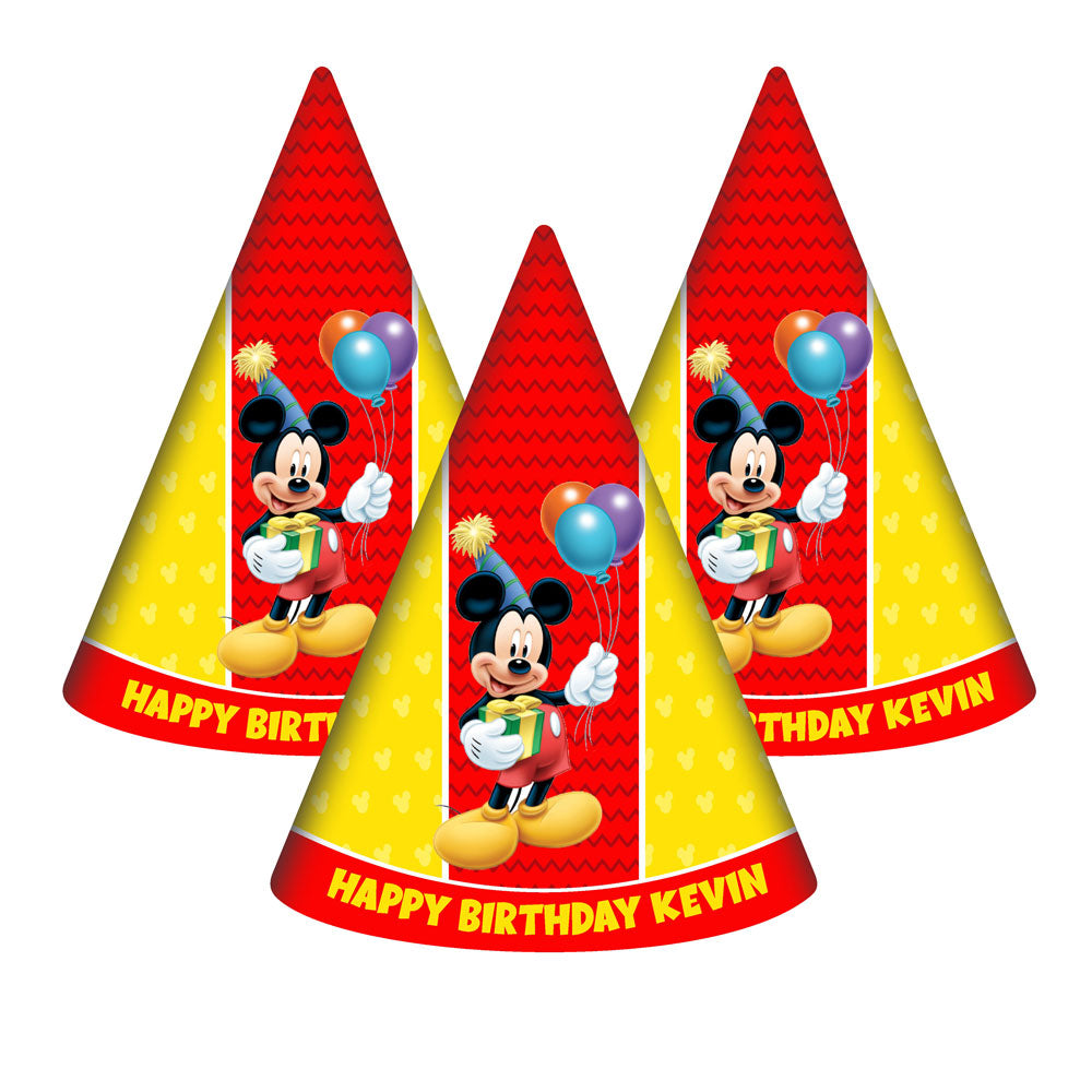 Mickey Mouse Theme Customized Hat