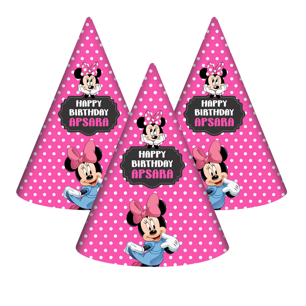 Minnie Mouse Theme Customized Hat