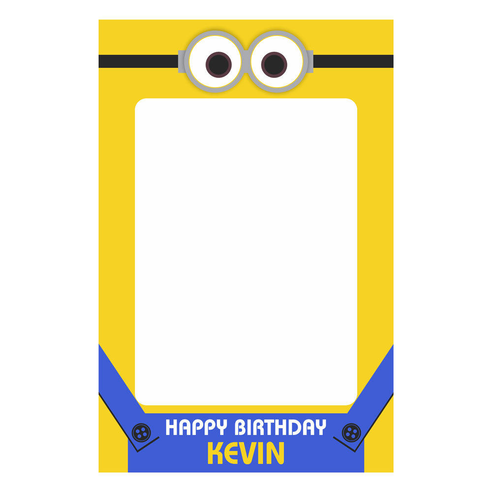 Minions Theme Personalized Photobooth