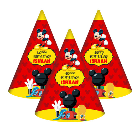 Mickey Mouse Theme Personalized Hat