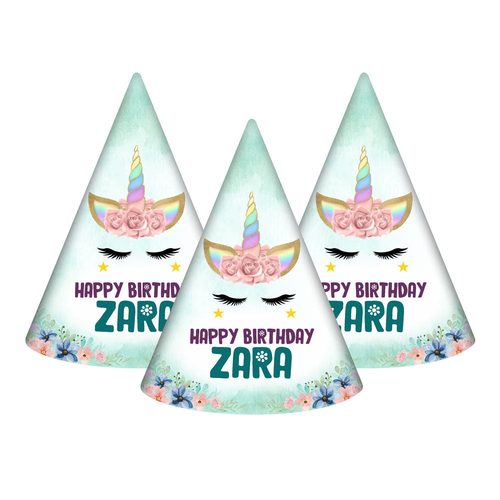 Unicorn Theme Customized Hat