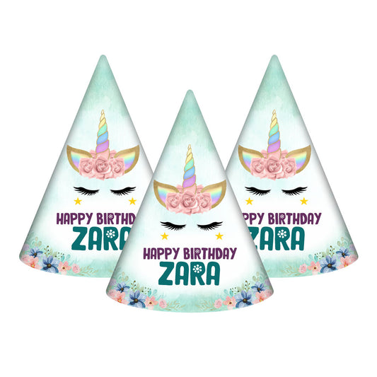 Unicorn Theme Customized Hat