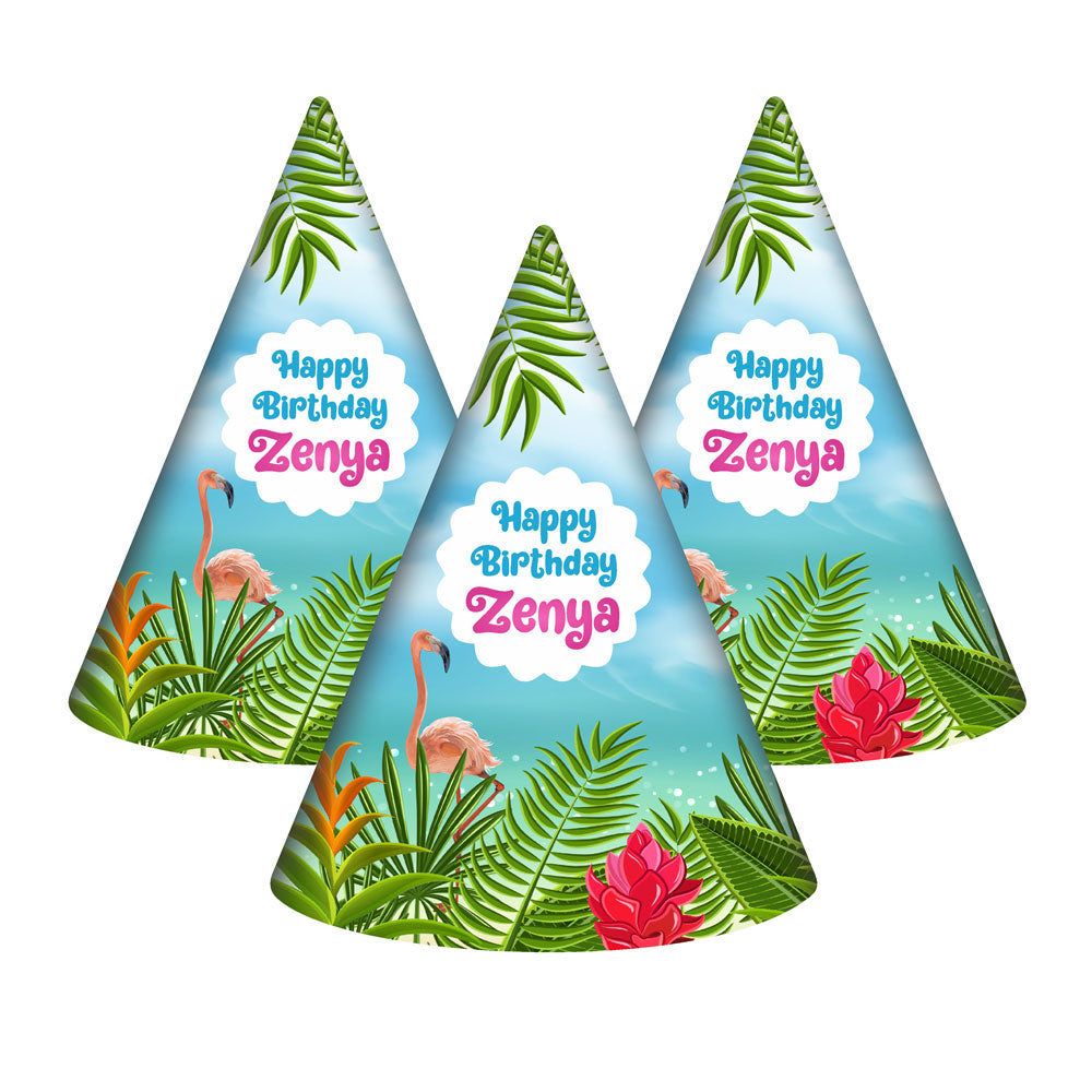 Flamingo Theme Customized Hat