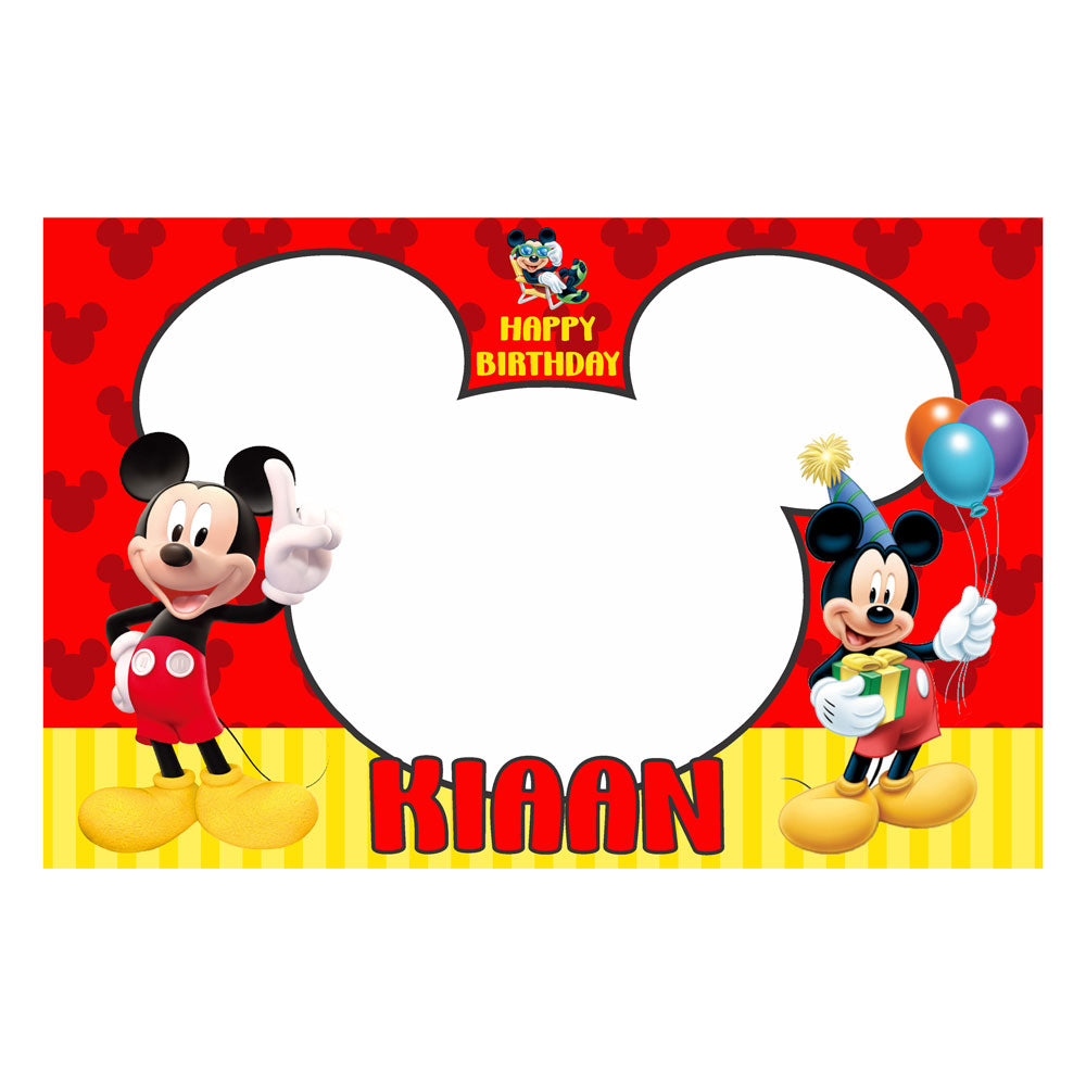 Mickey Mouse Theme Photobooth