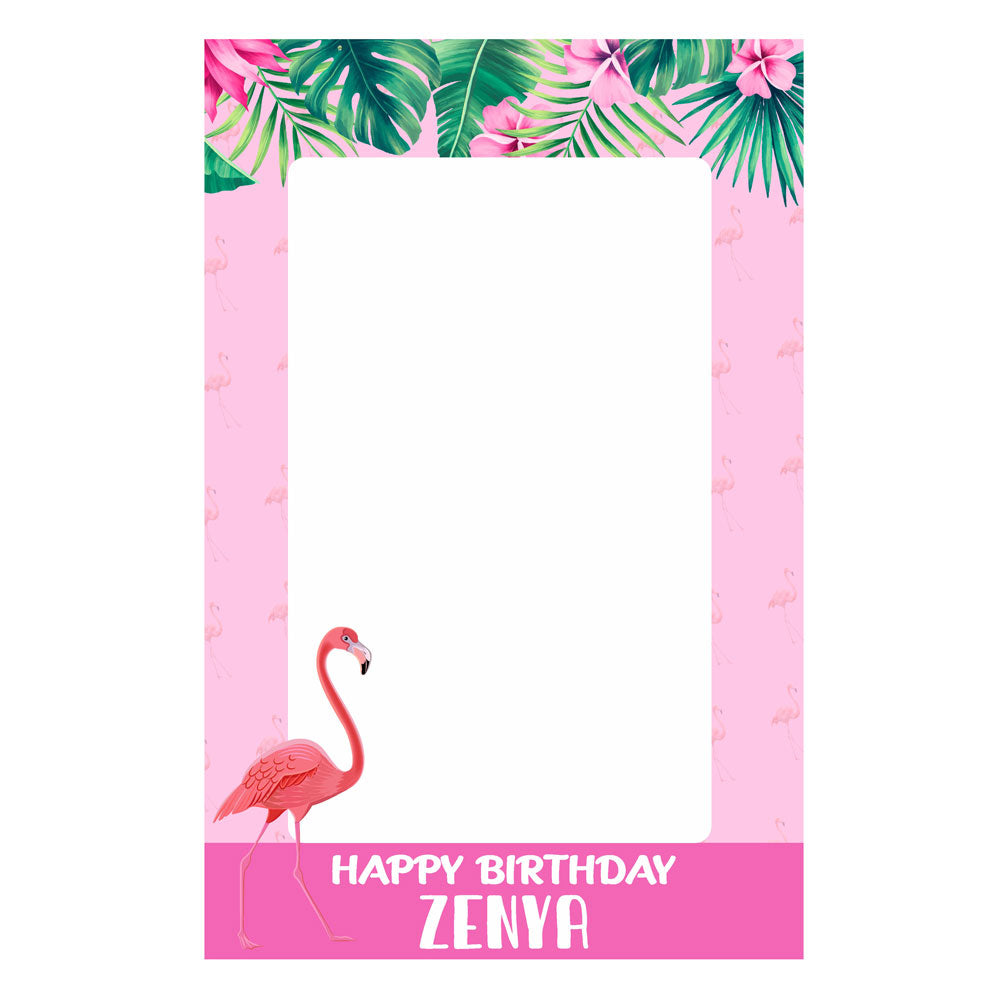 Flamingo Theme Personalized Photobooth
