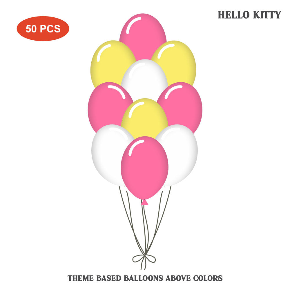 Hello Kitty Theme Balloons