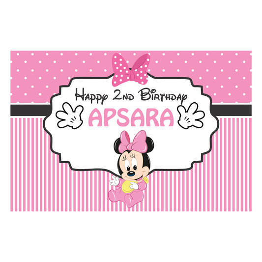 Minnie Mouse Theme Classic Backdrop