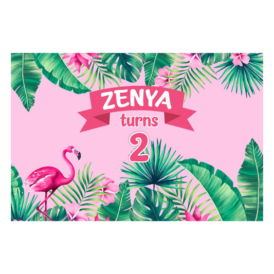 Flamingo Theme Classic Backdrop