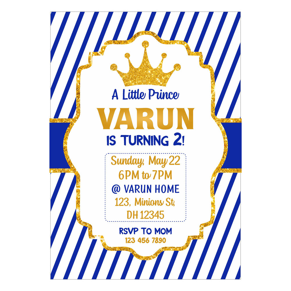 Prince Theme Invite