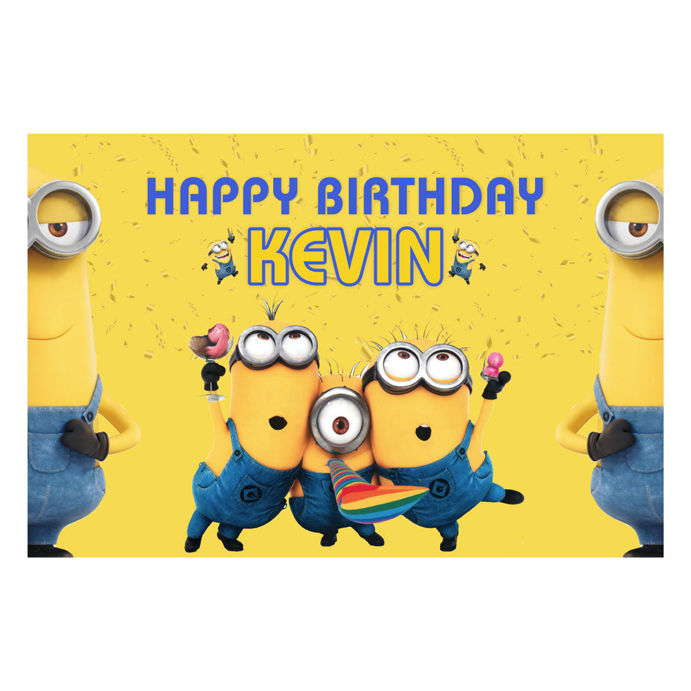 Minions Theme Customized Backdrop