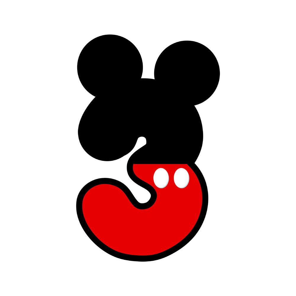 Mickey Mouse Theme Cutout - BP 01
