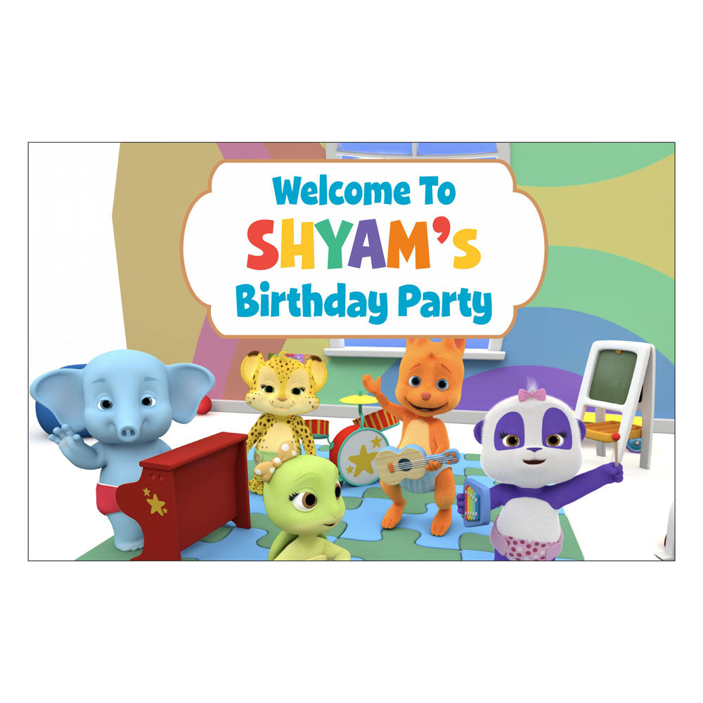 Word Party Theme Personalized Welcome Board