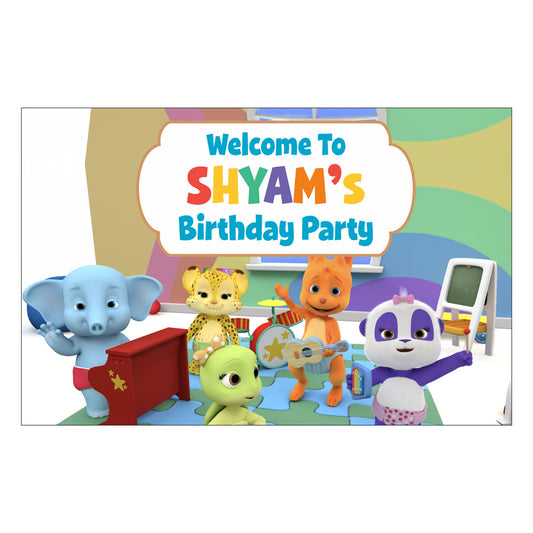 Word Party Theme Personalized Welcome Board