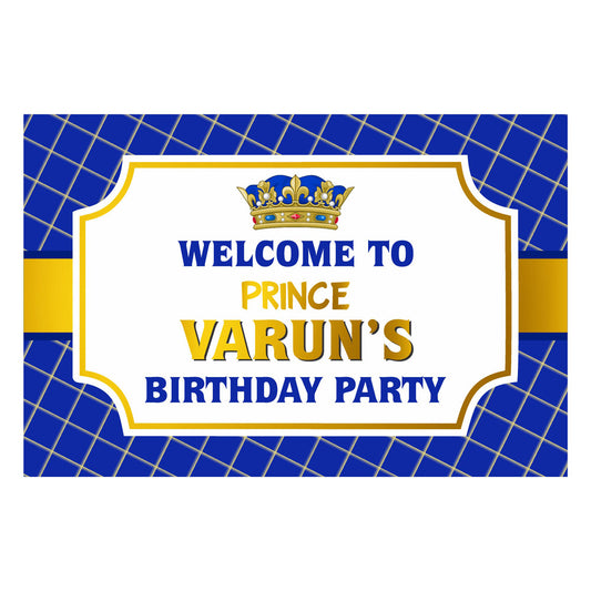 Prince Theme Personalized Welcome Board