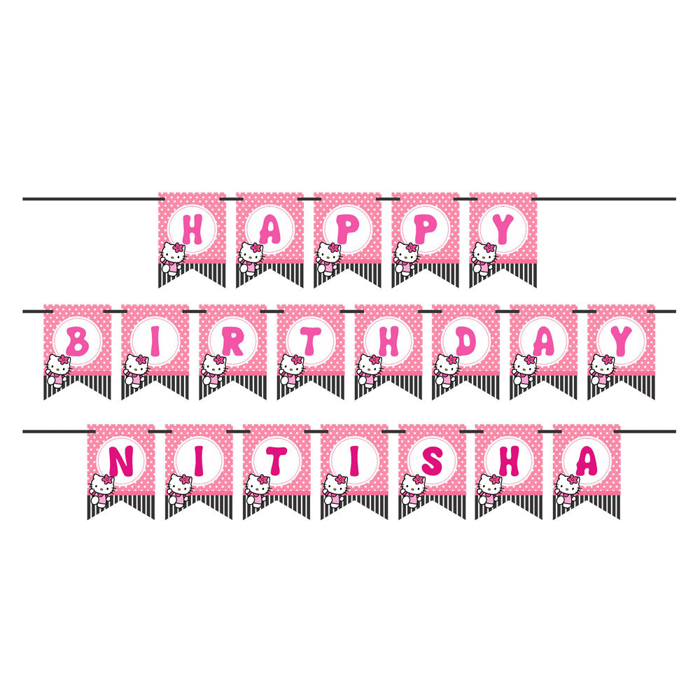Hello Kitty Theme Bunting
