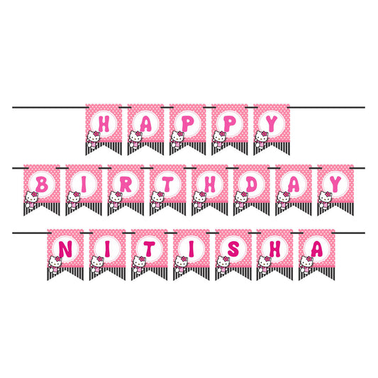 Hello Kitty Theme Bunting