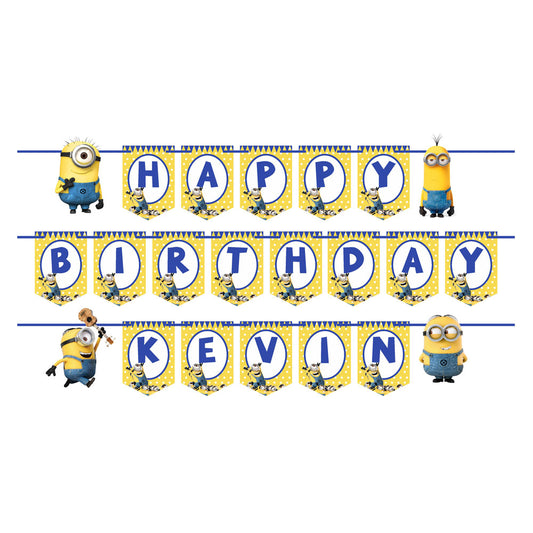 Minions Theme Customized Bunting