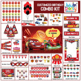 McQueen Cars birthday theme personalized prime combo kit for kids party decoration