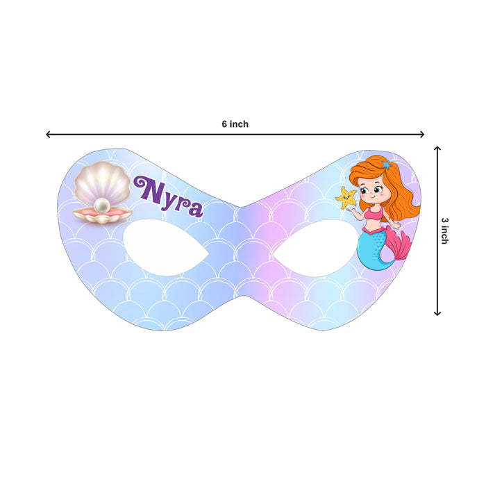 Mermaid Pastel Theme Personalized Eye Mask