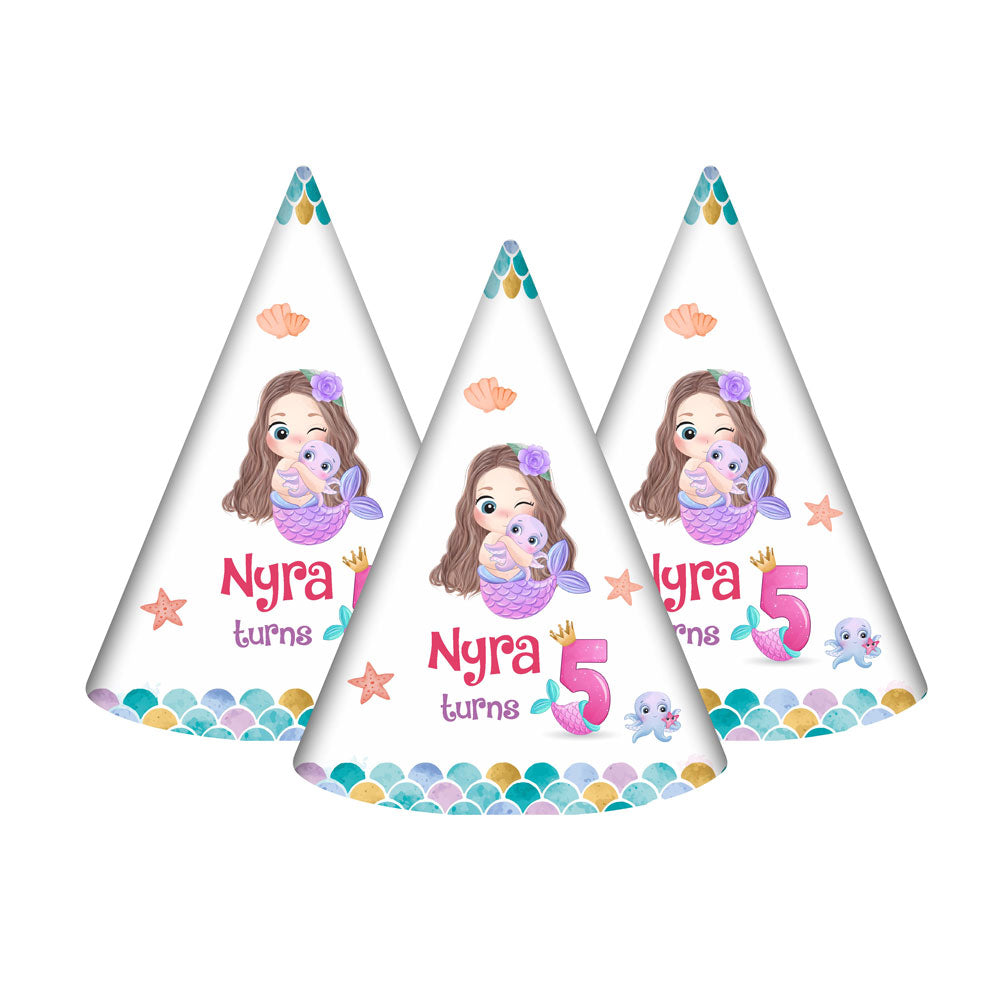 Mermaid Pastel  Theme Hat