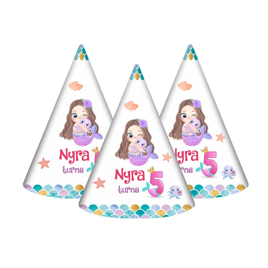Mermaid Pastel  Theme Hat