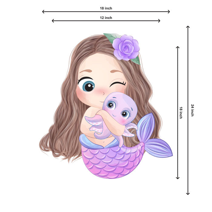 Mermaid Pastel Theme Cutout - BP 01