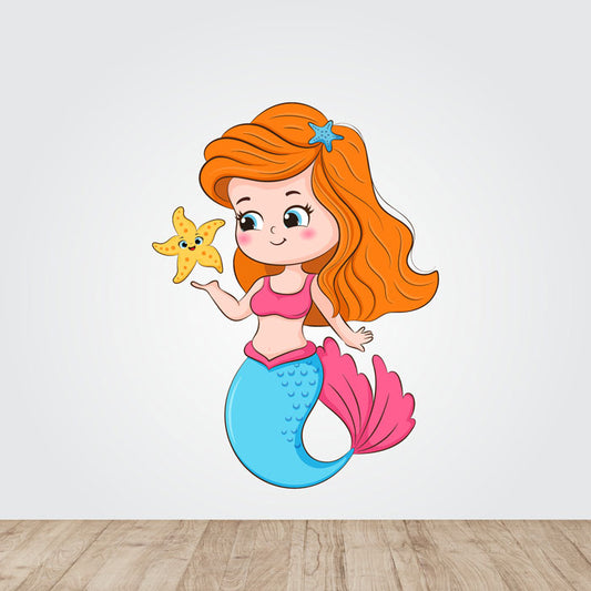 Mermaid Pastel Theme Cutout - BP 05