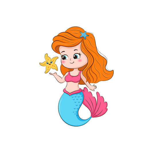 Mermaid Pastel Theme Cutout - BP 05