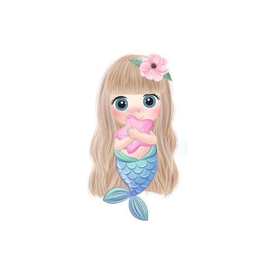 Mermaid Pastel Theme Cutout - BP 06