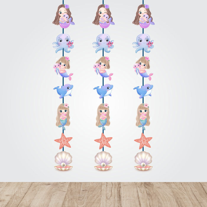 Mermaid Pastel Theme Danglers
