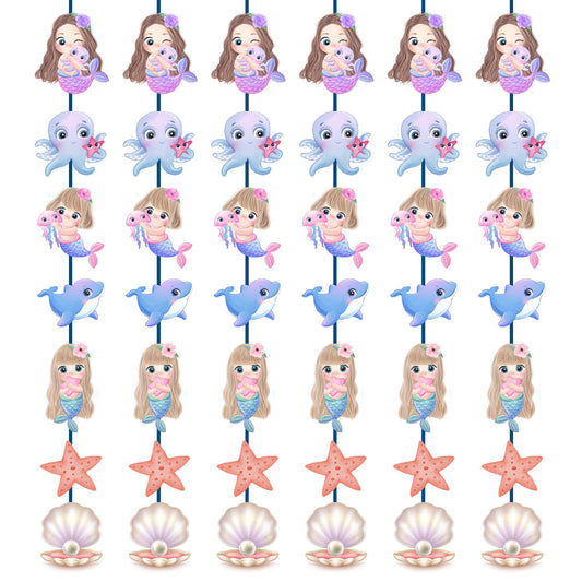 Mermaid Pastel Theme Danglers