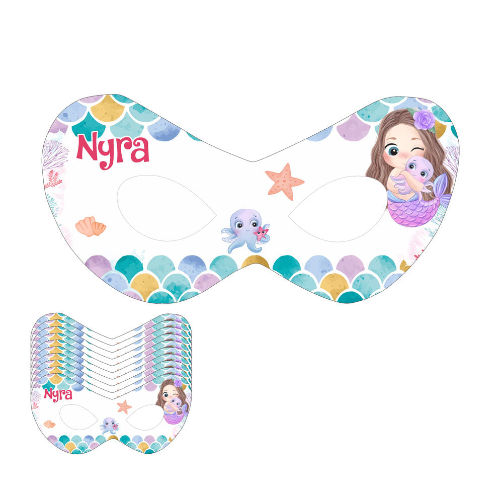 Mermaid Pastel Theme Eye Mask