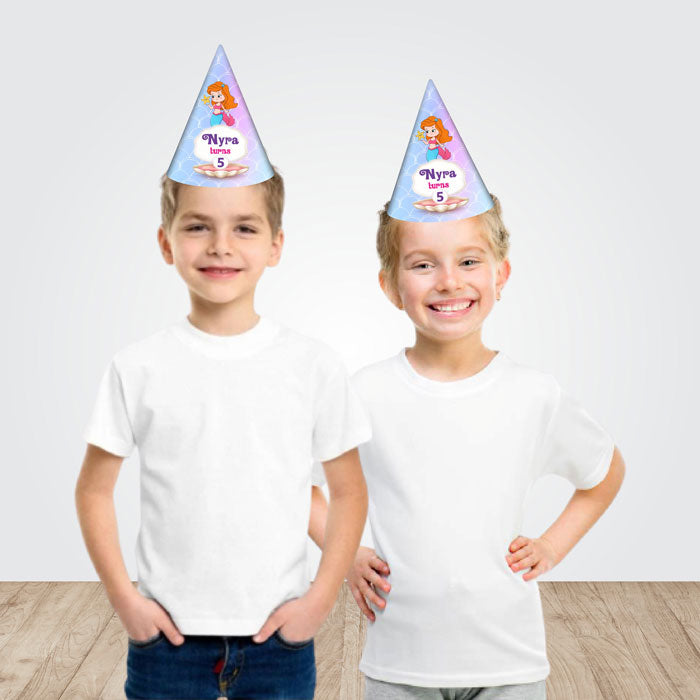 Mermaid Pastel  Theme Personalized Hat