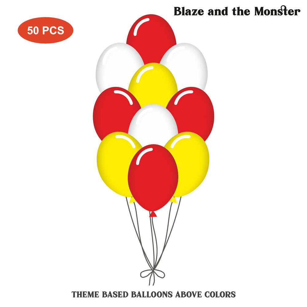 Blaze & Monster Truck Theme Balloons