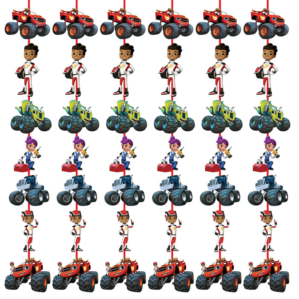 Blaze & Monster Truck Theme Danglers